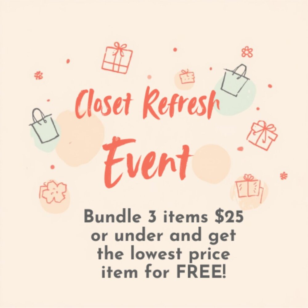Bundle 3 items $25 & Under - Automatic 10% off & the lowest price item for FREE!